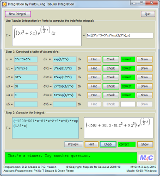 Integration by Parts using Tabular Integration Screenshot